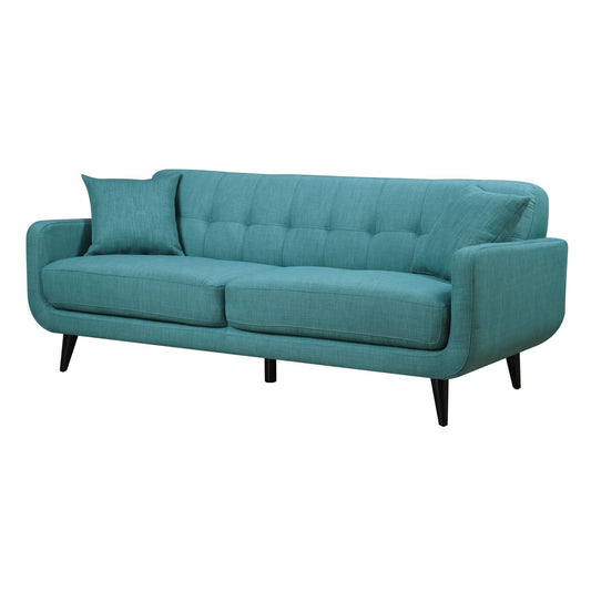 Elements International Hadley UHD087300NP Sofa - Heirloom Teal - American Furniture of Slidell