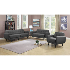 Elements International Hadley UHD090100 Chair - Heirloom Charcoal - American Furniture of Slidell