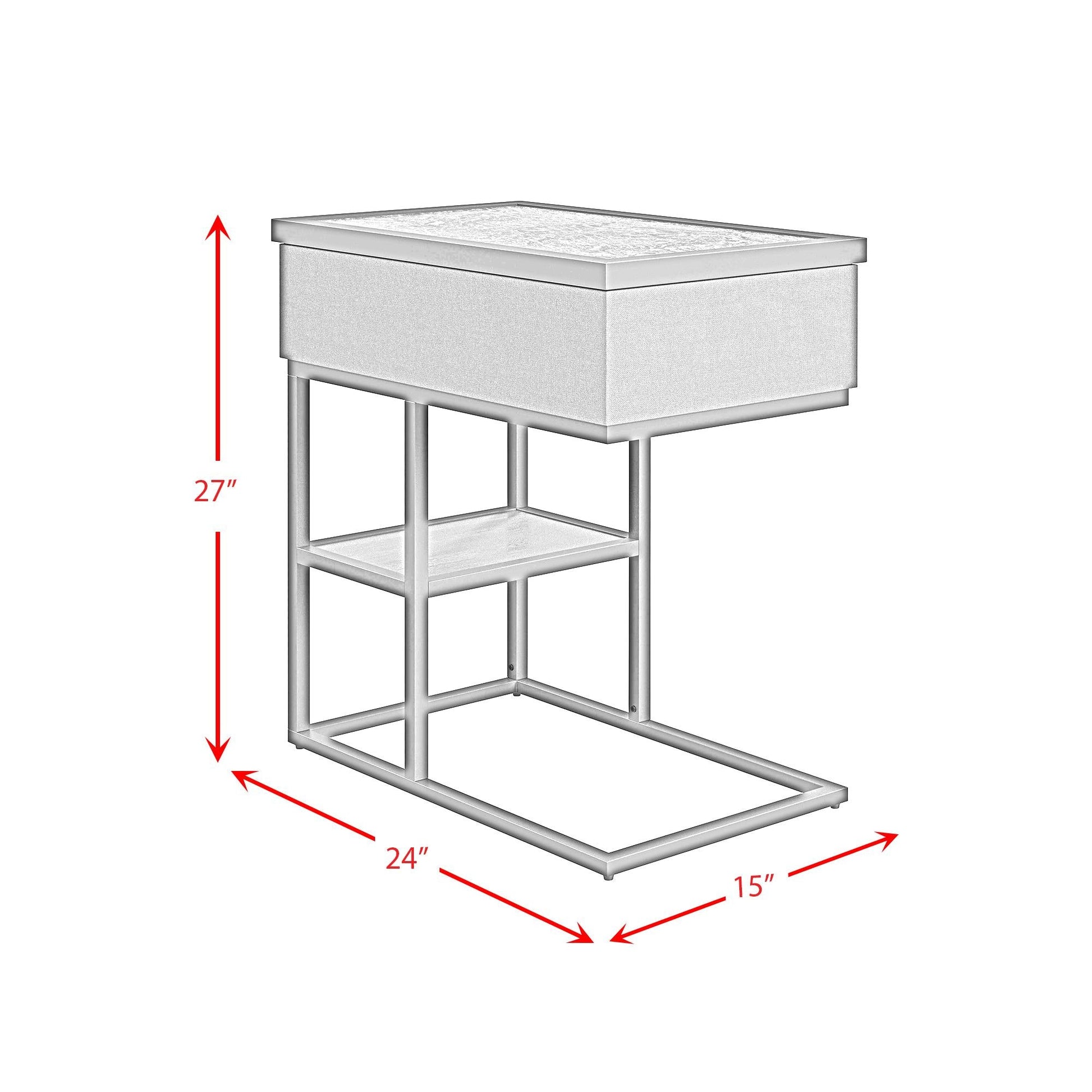Elements International Halo T - 18400 - 8 - CETS Smart C - Table - American Furniture of Slidell