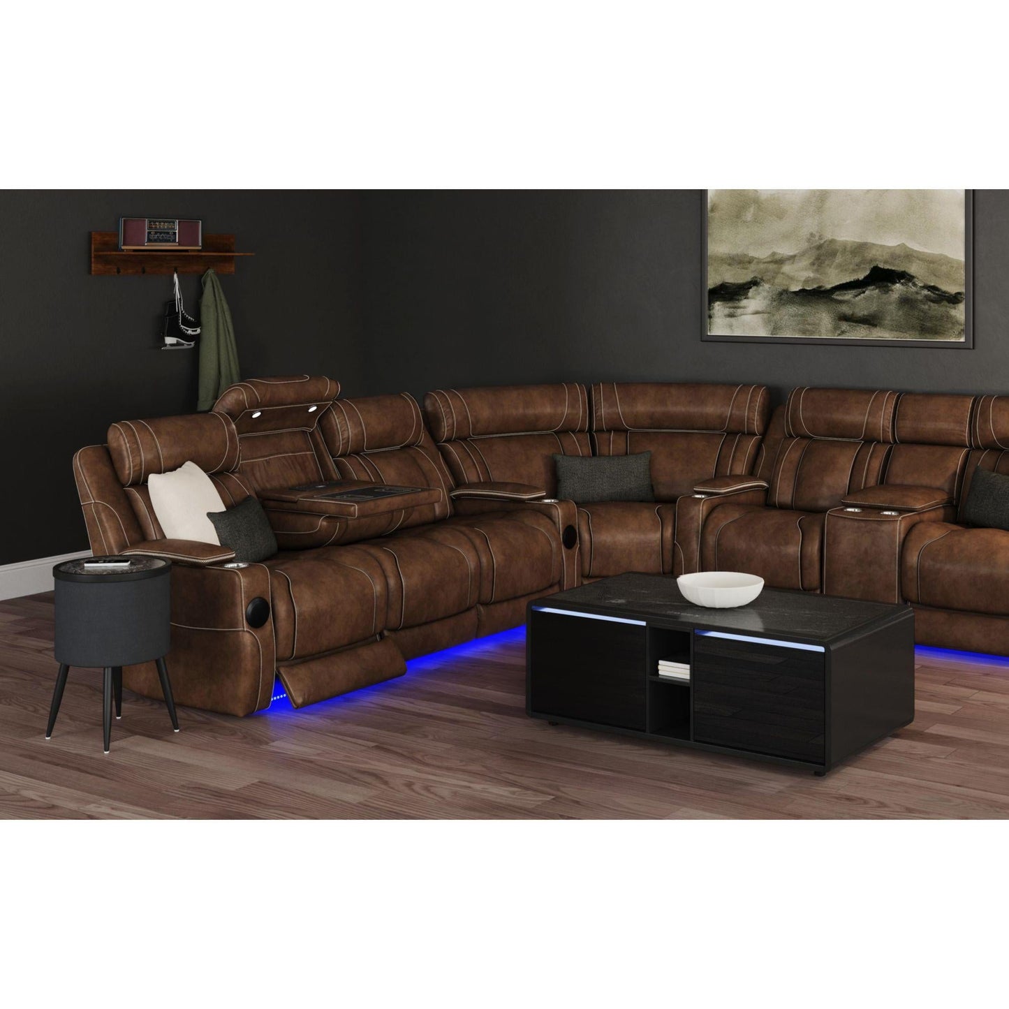 Elements International Halo T - 18400 - 8 - CTFS Smart Coffee Table - American Furniture of Slidell