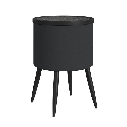 Elements International Halo T - 18400 - 8 - RETS Round Smart End Table - American Furniture of Slidell