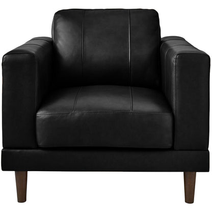 Elements International Hampton Chair in Fiero Black - American Furniture of Slidell