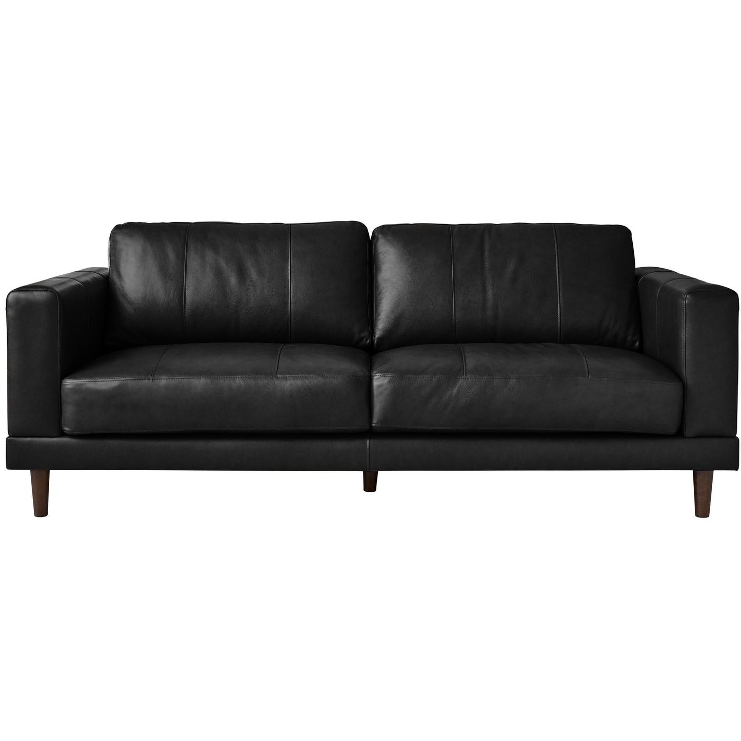 Elements International Hampton Sofa in Fiero Black - American Furniture of Slidell