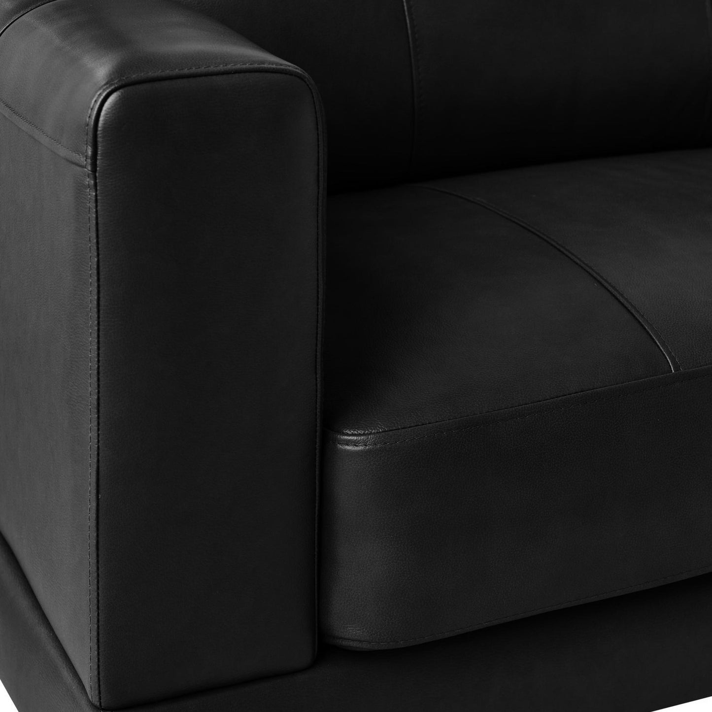 Elements International Hampton Sofa in Fiero Black - American Furniture of Slidell