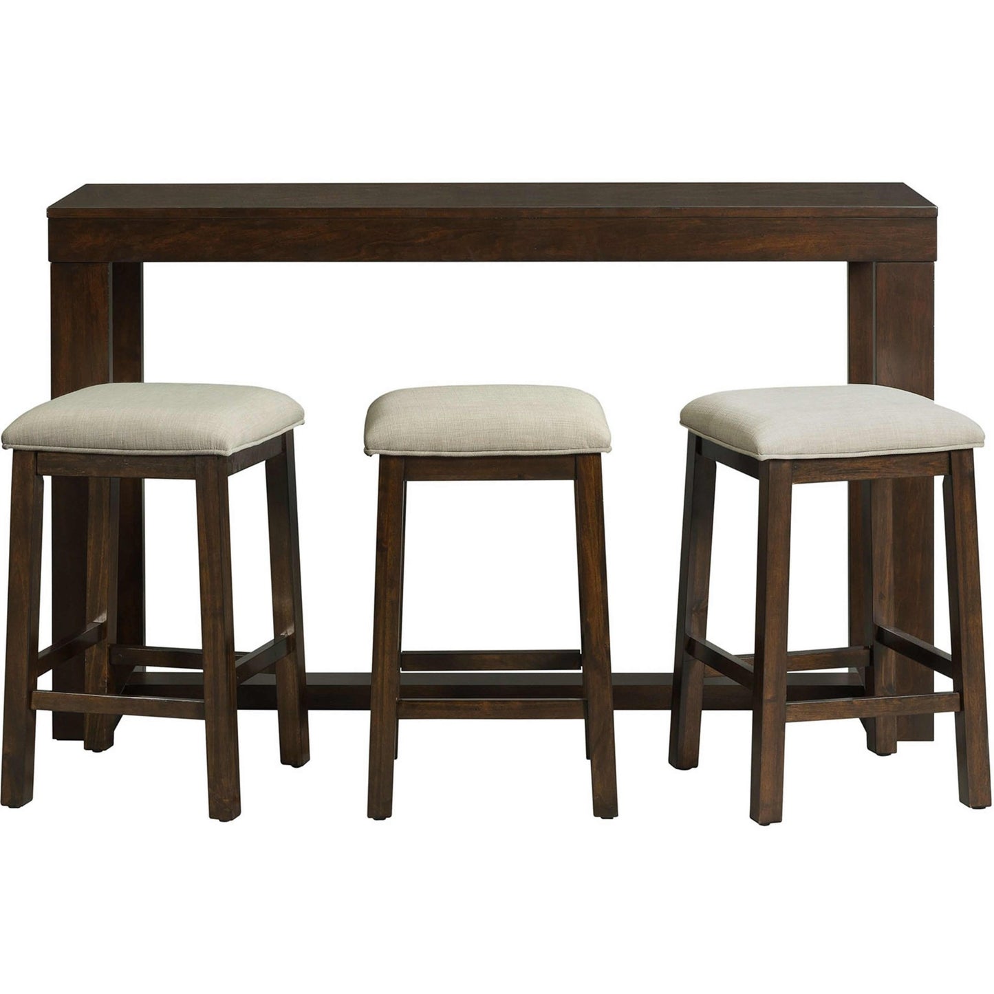 Elements International Hardy 4 pc Pub Height Dinette THY100BTSP - American Furniture of Slidell