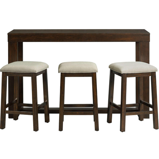 Elements International Hardy 4 pc Pub Height Dinette THY100BTSP - American Furniture of Slidell