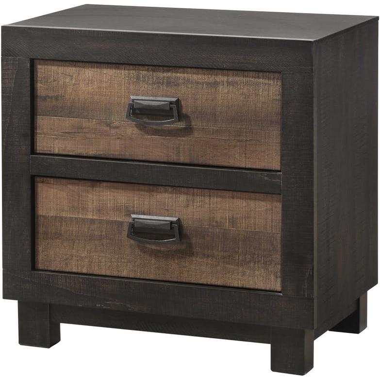 Elements International Harlington 2 - Drawer Nightstand HG100NS - American Furniture of Slidell