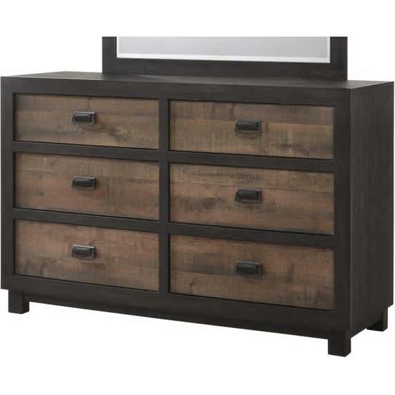 Elements International Harlington 6 - Drawer Dresser HG100DR - American Furniture of Slidell