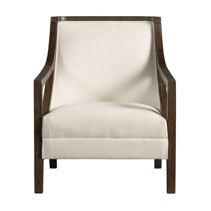 Elements International Hopkins UHK525101E Accent Chair - Natural/Espresso - American Furniture of Slidell