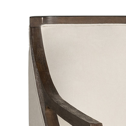 Elements International Hopkins UHK525101E Accent Chair - Natural/Espresso - American Furniture of Slidell