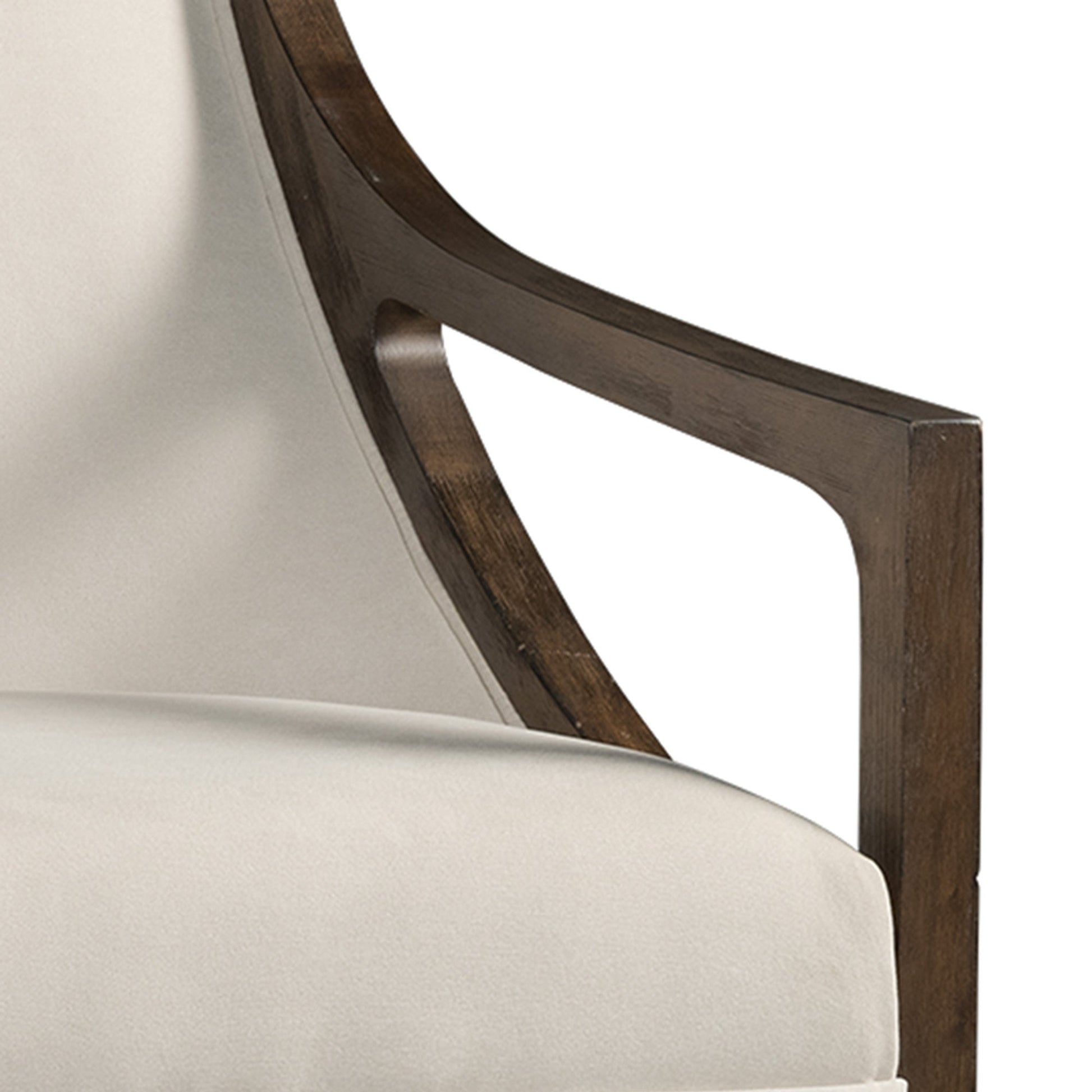 Elements International Hopkins UHK525101E Accent Chair - Natural/Espresso - American Furniture of Slidell