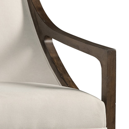 Elements International Hopkins UHK525101E Accent Chair - Natural/Espresso - American Furniture of Slidell