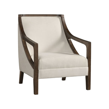 Elements International Hopkins UHK525101E Accent Chair - Natural/Espresso - American Furniture of Slidell