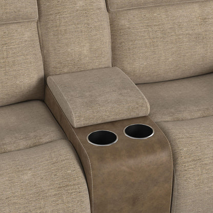 Elements International Hornet U - 11550 - 10530 - 287 Motion Glider Loveseat - American Furniture of Slidell