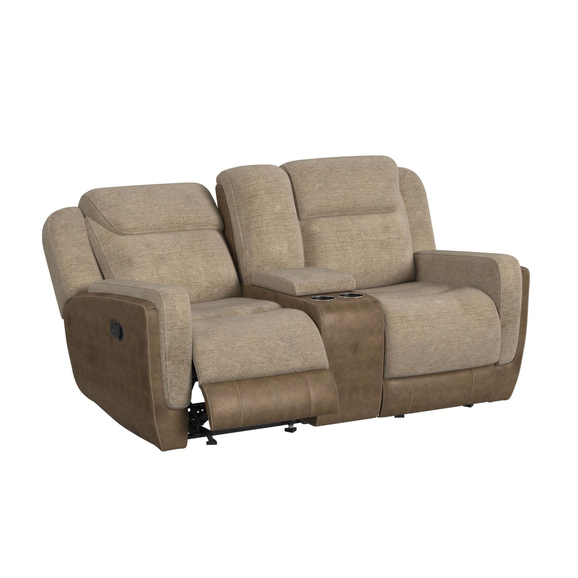 Elements International Hornet U - 11550 - 10530 - 287 Motion Glider Loveseat - American Furniture of Slidell