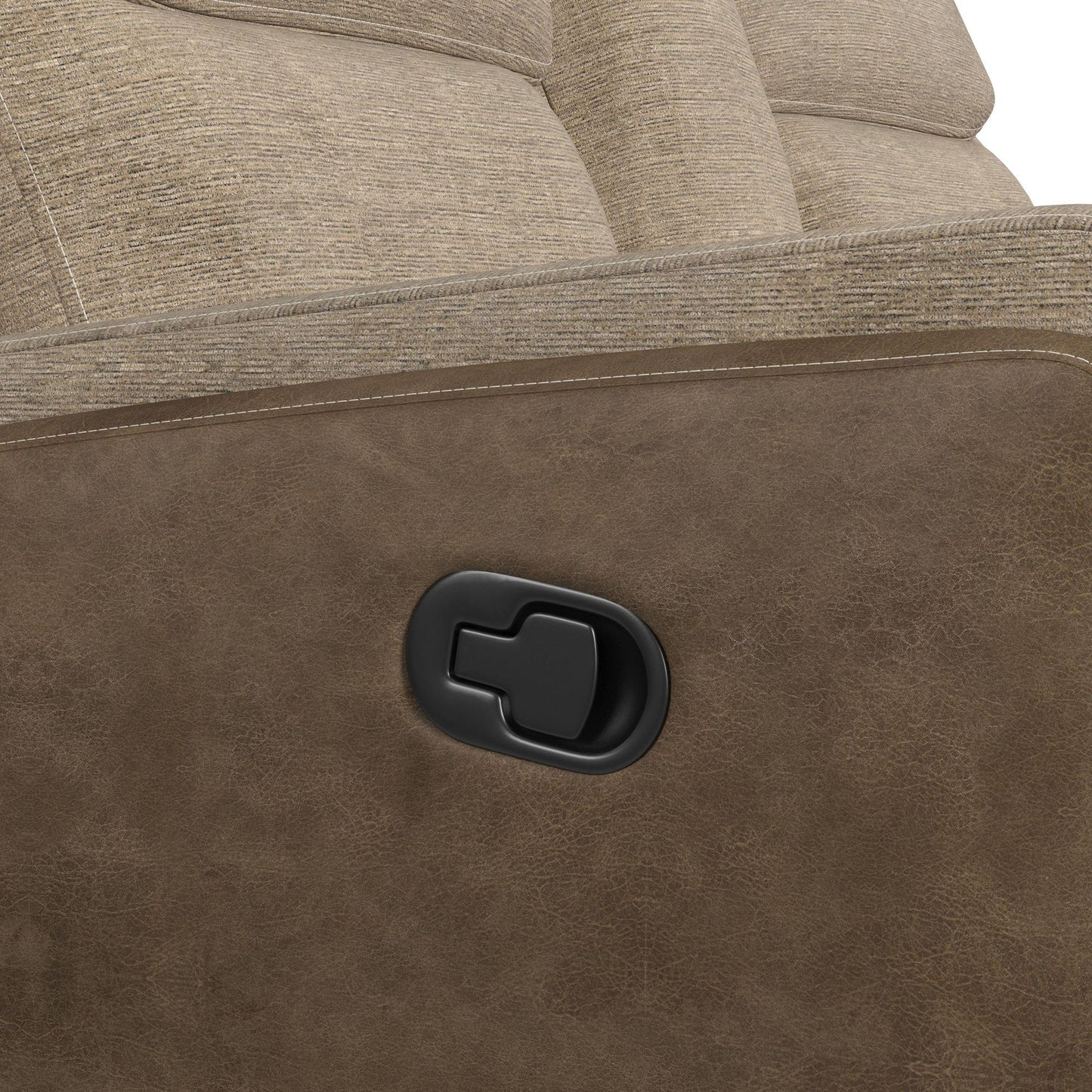 Elements International Hornet U - 11550 - 10530 - 287 Motion Glider Loveseat - American Furniture of Slidell
