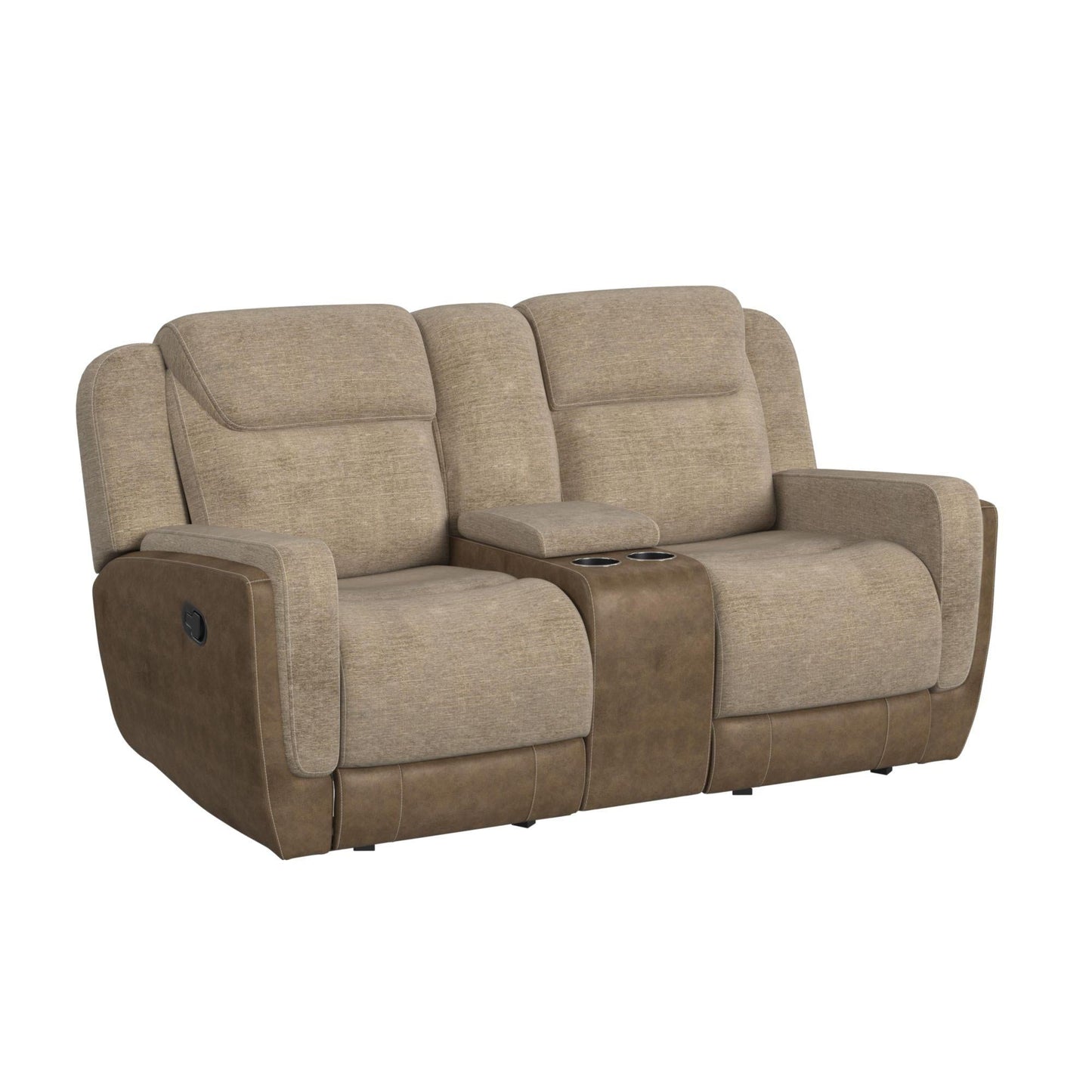 Elements International Hornet U - 11550 - 10530 - 287 Motion Glider Loveseat - American Furniture of Slidell