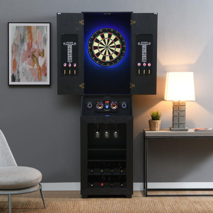 Elements International Hurricanes G - 17920 - 8 - DBCE Dartboard Cabinet - American Furniture of Slidell