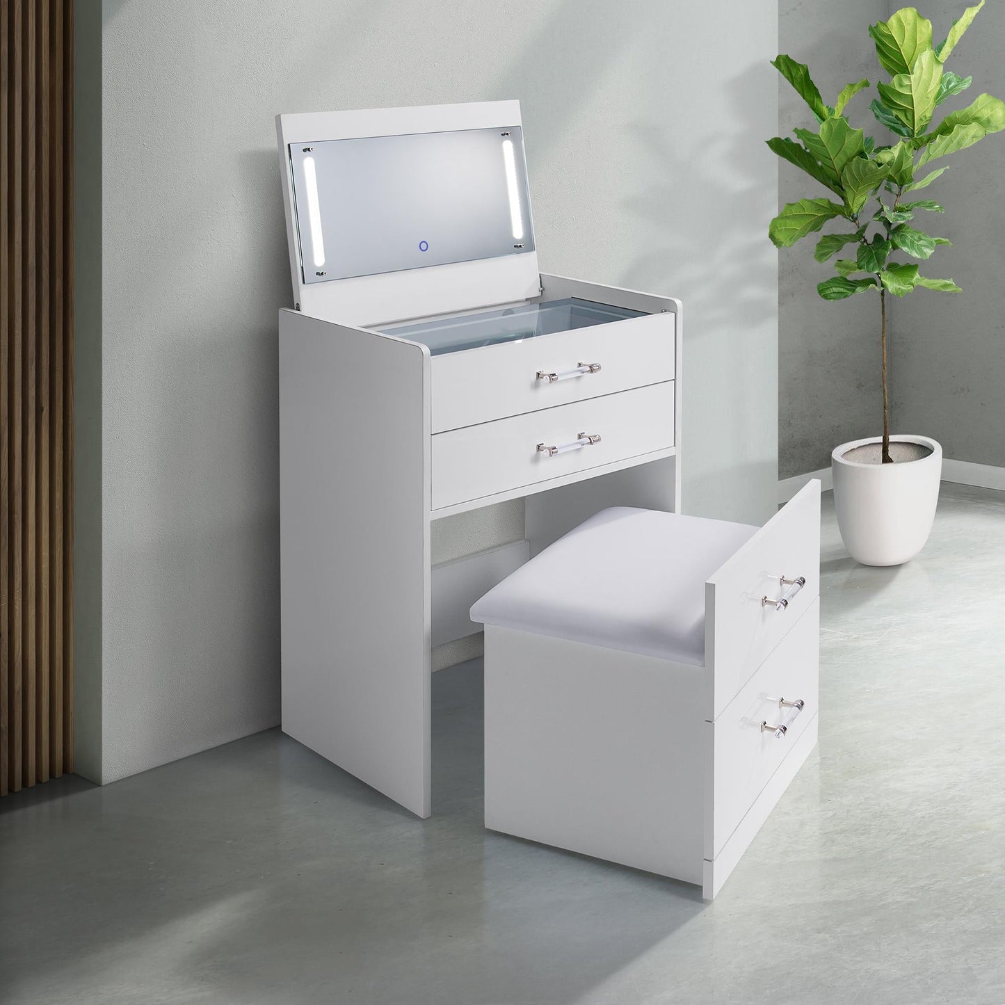 Elements International Irvine V - 13260 - 7 - VNSP Mini Dressing Table - American Furniture of Slidell