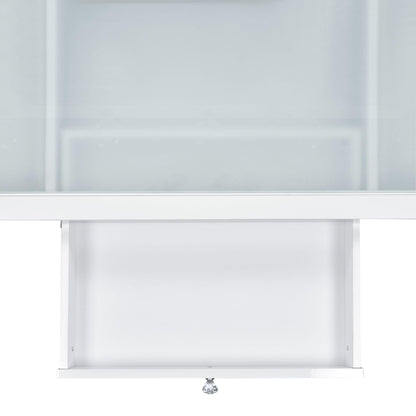 Elements International Jacey Complete Vanity with Lightbulbs - American Furniture of Slidell