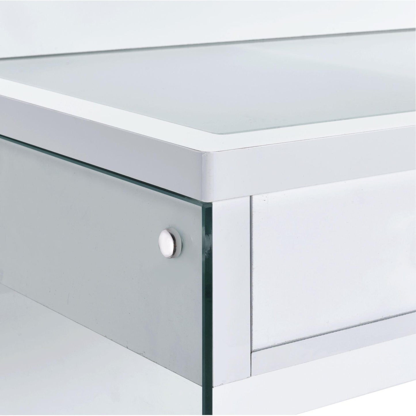 Elements International Jacey Complete Vanity with Lightbulbs - American Furniture of Slidell
