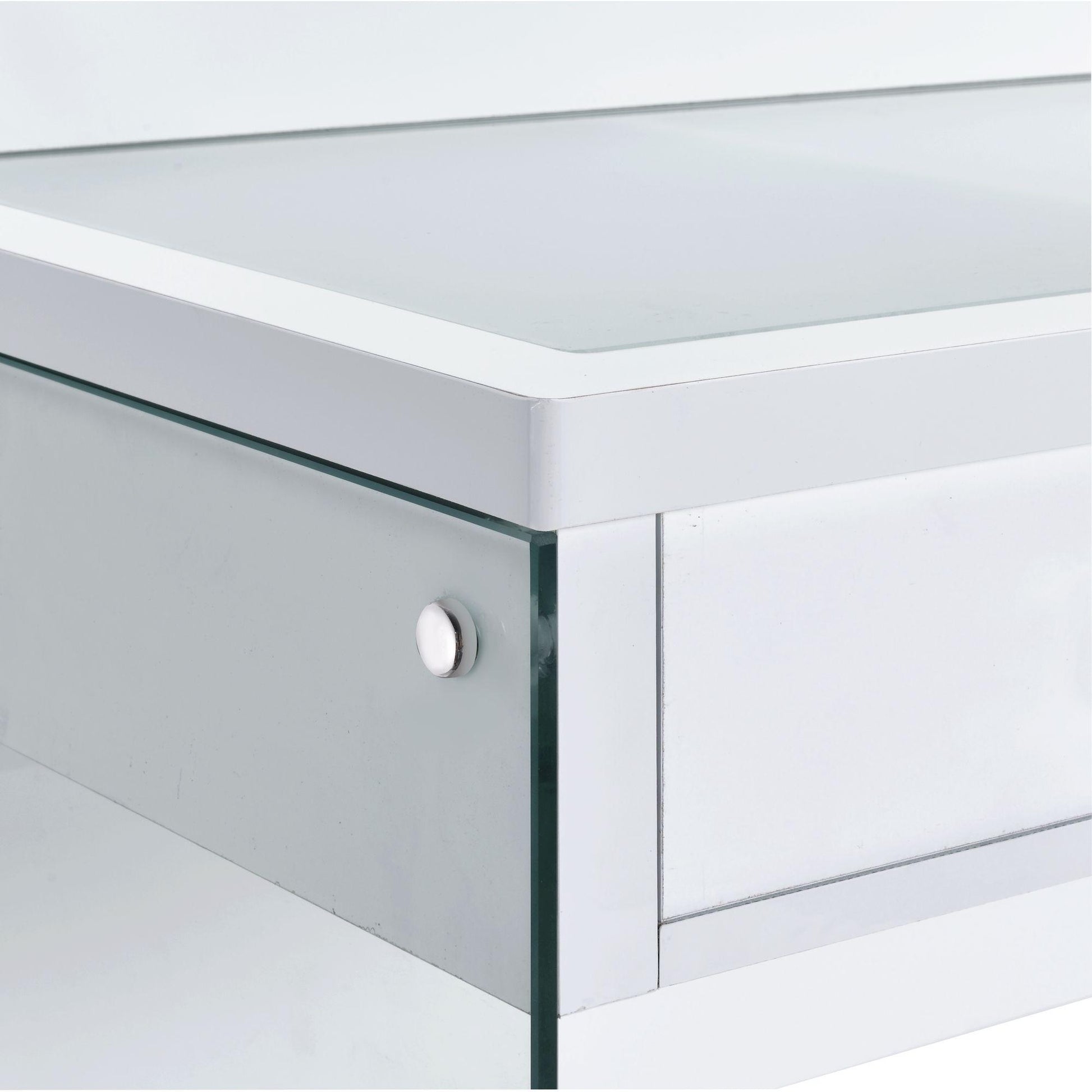 Elements International Jacey Complete Vanity with Lightbulbs - American Furniture of Slidell