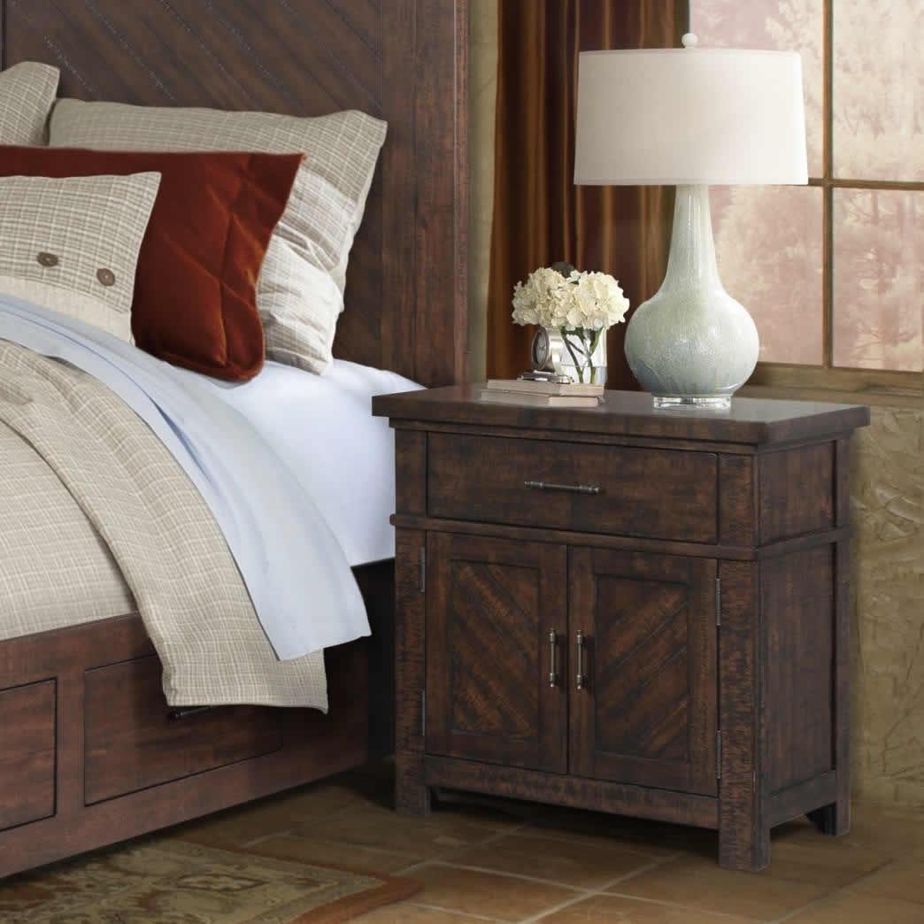 Elements International Jax 1 - Drawer Nightstand JX600NS - American Furniture of Slidell