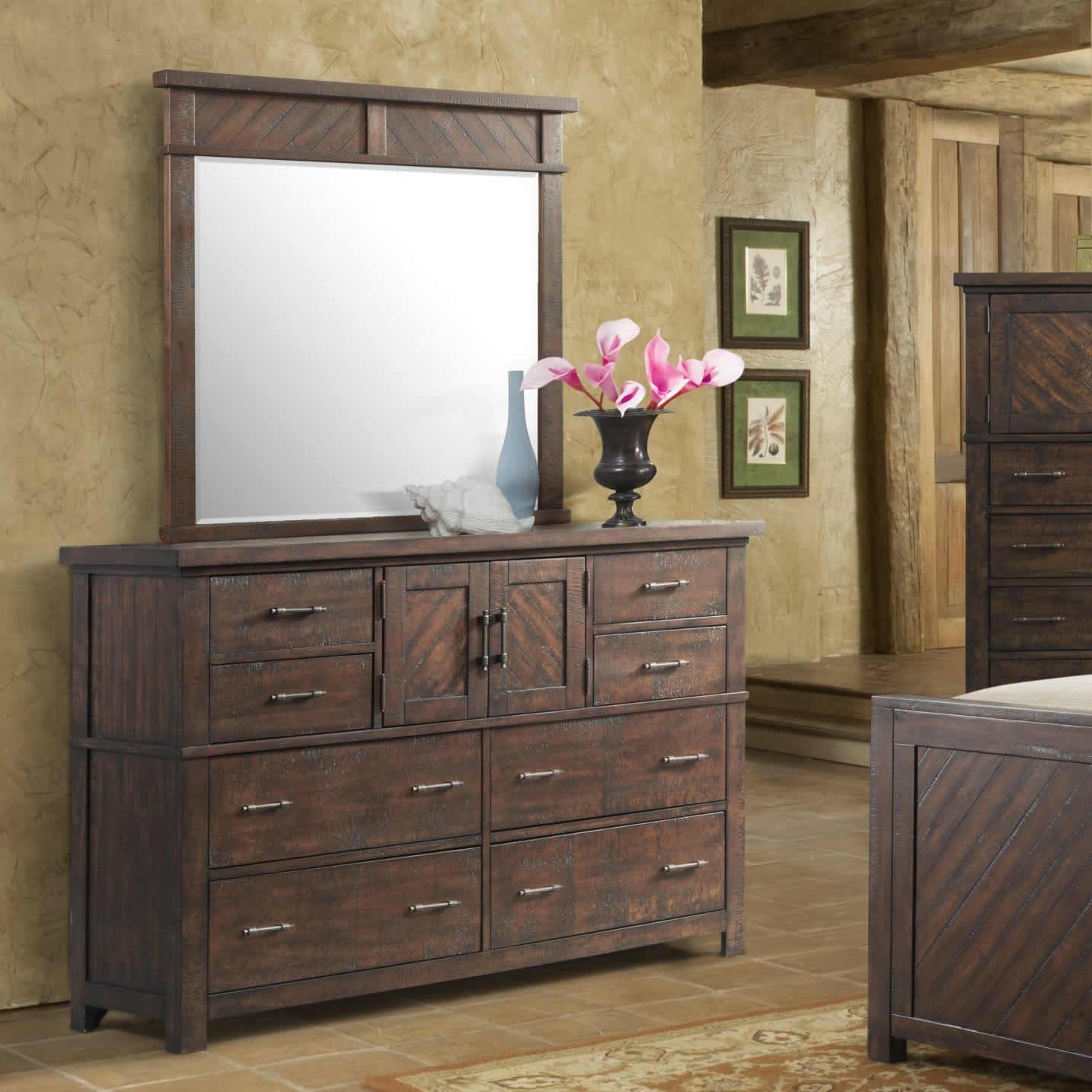 Elements International Jax 8 - Drawer Dresser JX600DR - American Furniture of Slidell