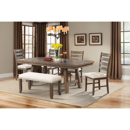 Elements International Jax Bench DJX100BN - American Furniture of Slidell