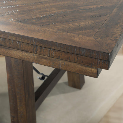 Elements International Jax DJX100DTB Dining Table - American Furniture of Slidell