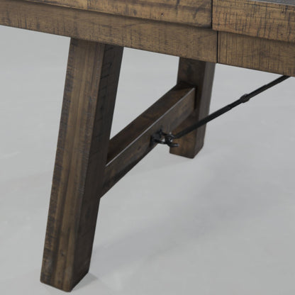 Elements International Jax DJX100DTB Dining Table - American Furniture of Slidell