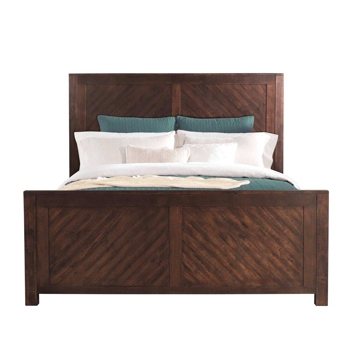 Elements International Jax JX600KB King Platform Storage Bed - American Furniture of Slidell