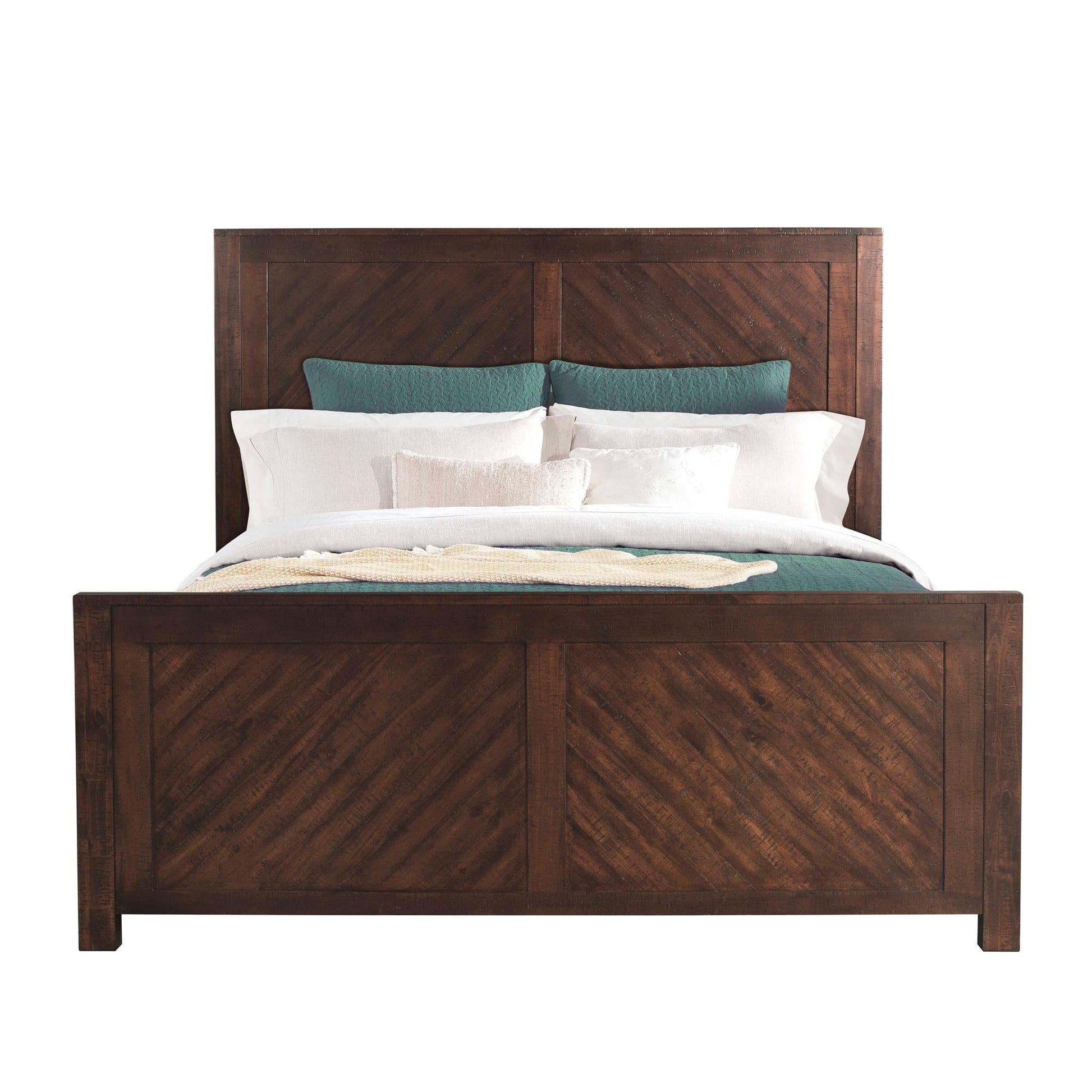 Elements International Jax JX600KB King Platform Storage Bed - American Furniture of Slidell