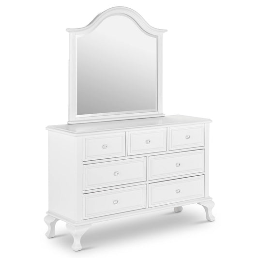 Elements International Jesse JS700DRMR Dresser and Mirror Set - American Furniture of Slidell
