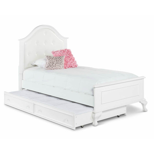 Elements International Jesse JS700TTB Twin Panel Bed w/ Trundle - American Furniture of Slidell