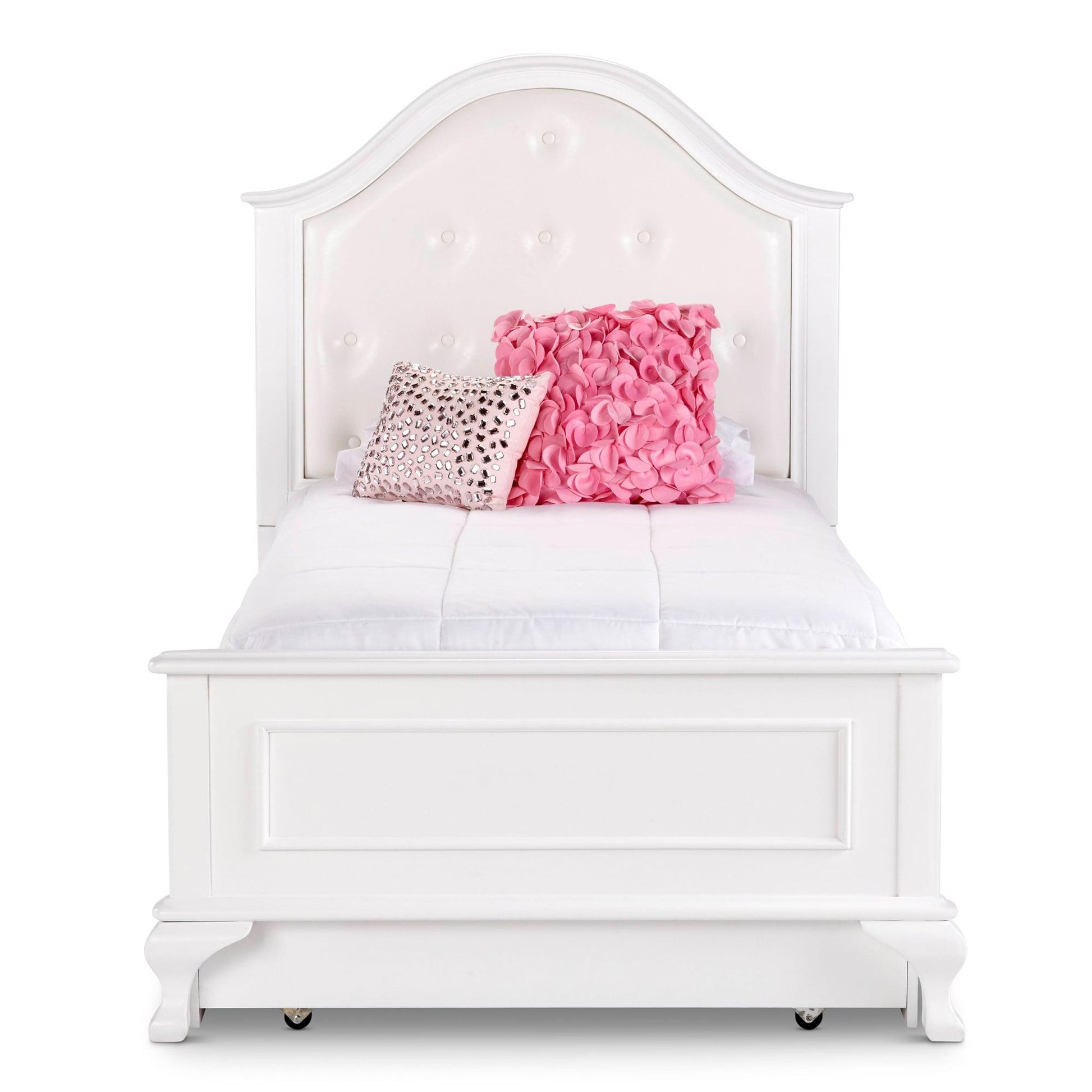Elements International Jesse JS700TTB Twin Panel Bed w/ Trundle - American Furniture of Slidell