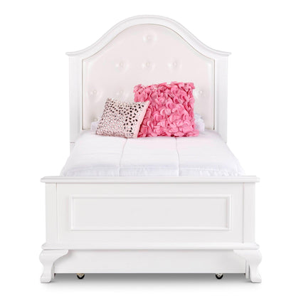 Elements International Jesse JS700TTB Twin Panel Bed w/ Trundle - American Furniture of Slidell
