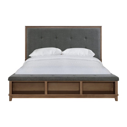 Elements International Jolene JL300KB Upholstery King Bed - American Furniture of Slidell