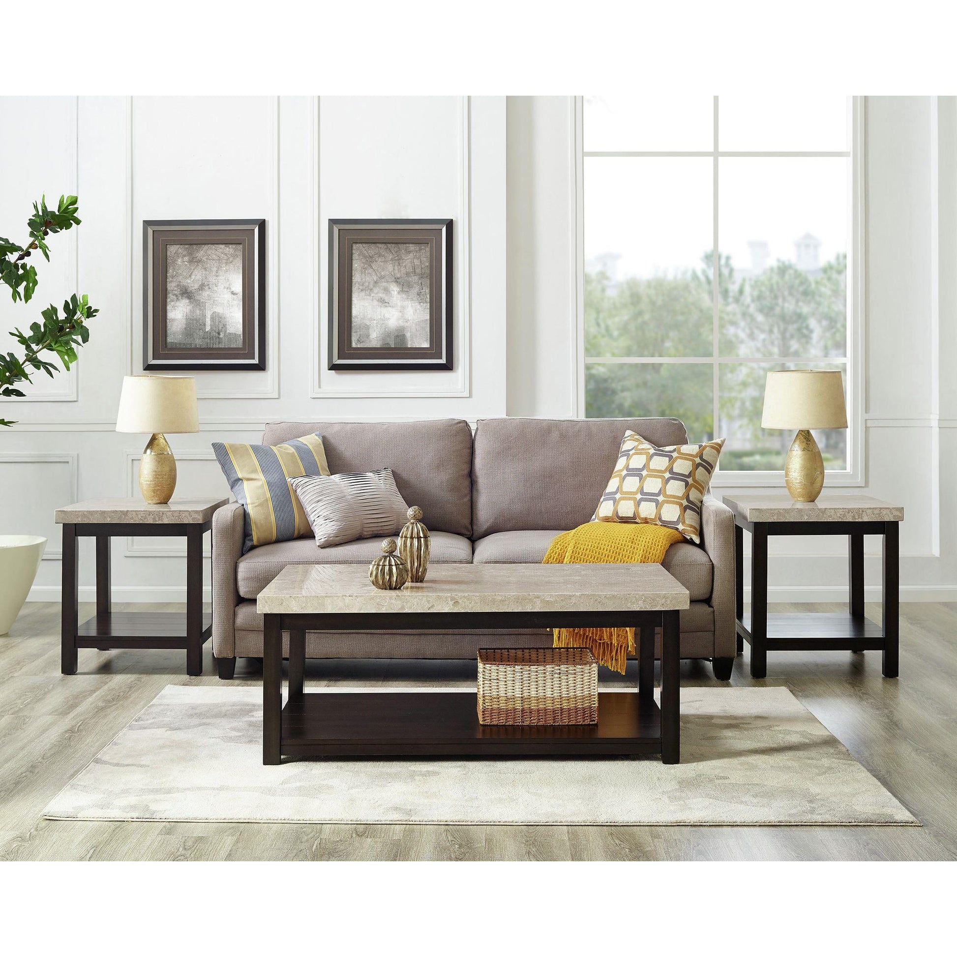 Elements International Kansas CKS100CT Coffee Table - American Furniture of Slidell
