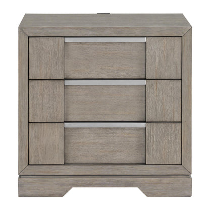 Elements International Kelis B - 9770 - 3 - NS 3 - Drawer Nightstand - American Furniture of Slidell