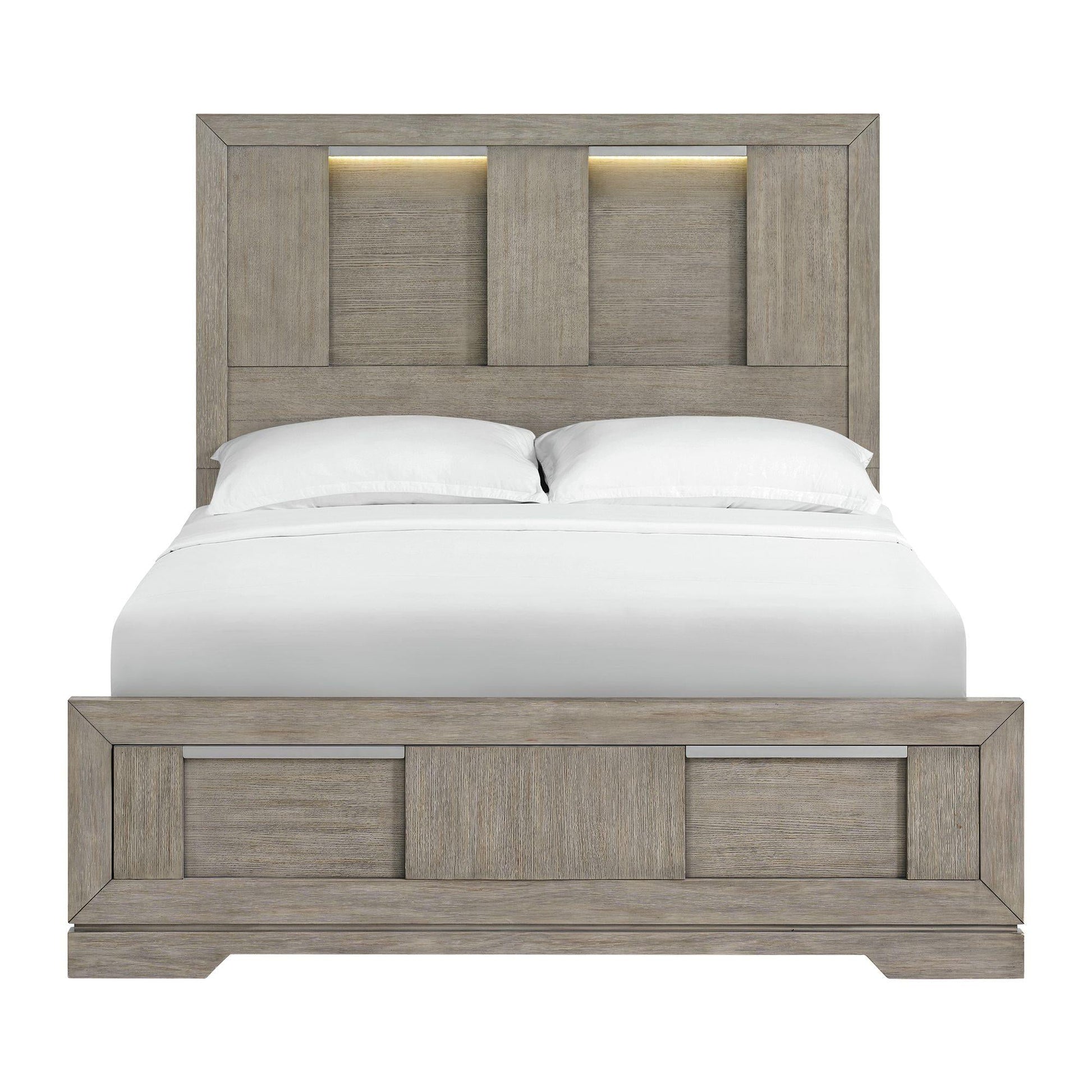 Elements International Kelis B - 9770 - 3 - QBL Queen Panel Bed - American Furniture of Slidell