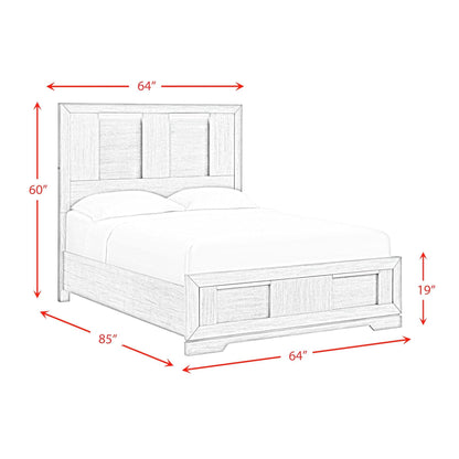 Elements International Kelis B - 9770 - 3 - QBL Queen Panel Bed - American Furniture of Slidell