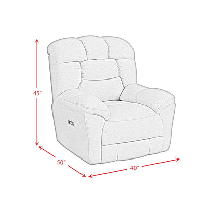 Elements International Kelsey U - 17440 - 11591 - 105PPP Recliner - American Furniture of Slidell