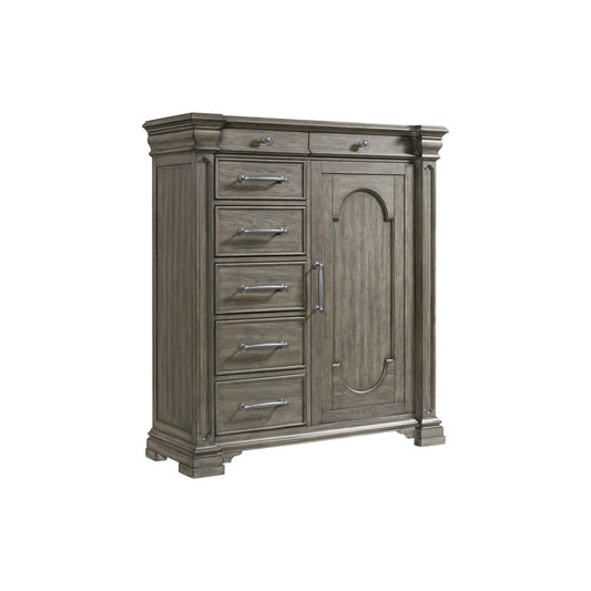 Elements International Kings Court B.10315.DCH 1 Door And 7 - Drawer Chest - American Furniture of Slidell