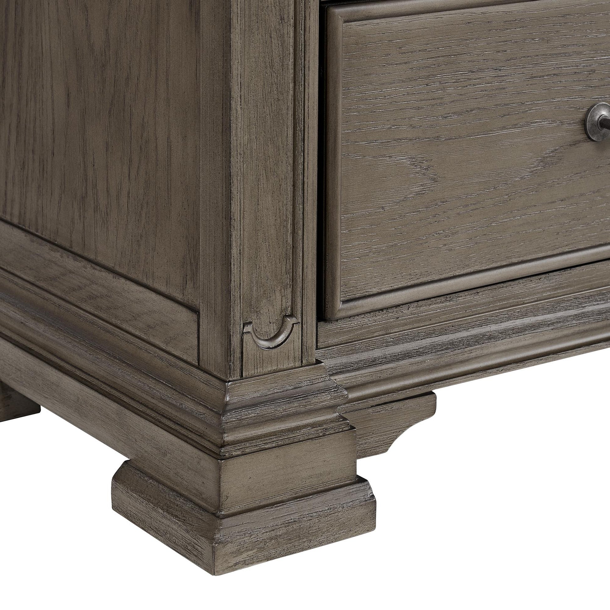 Elements International Kings Court B.10315.NS 3 - Drawer Nightstand - American Furniture of Slidell