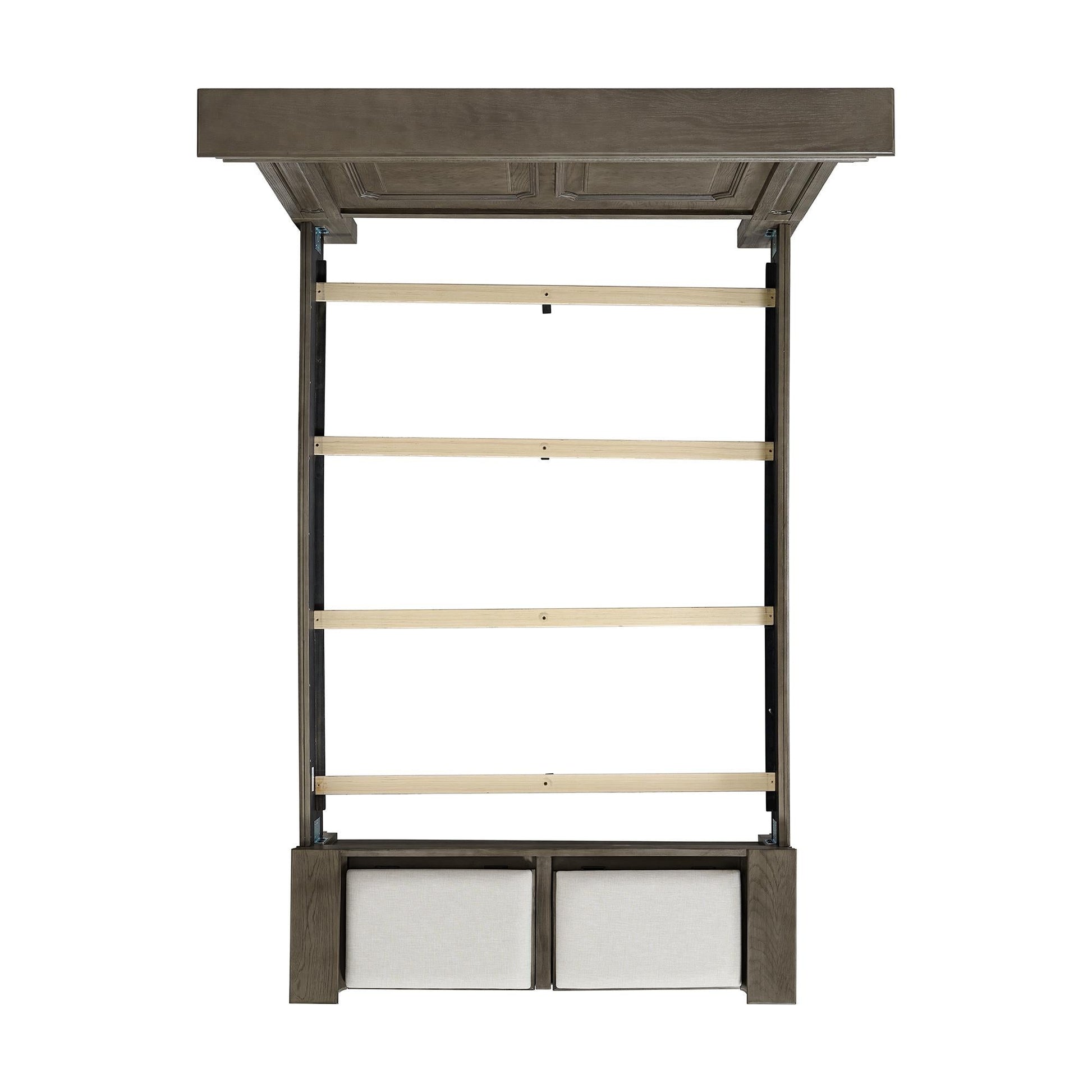 Elements International Kings Court B.10315.QSB Queen Storage Bed - American Furniture of Slidell