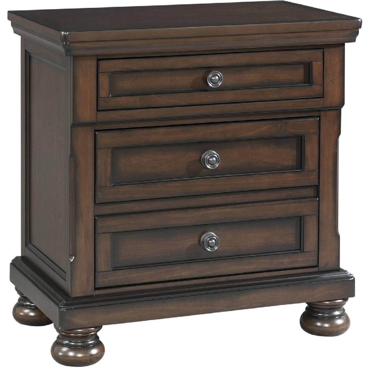 Elements International Kingston 3 - Drawer Nightstand KT600NS - American Furniture of Slidell