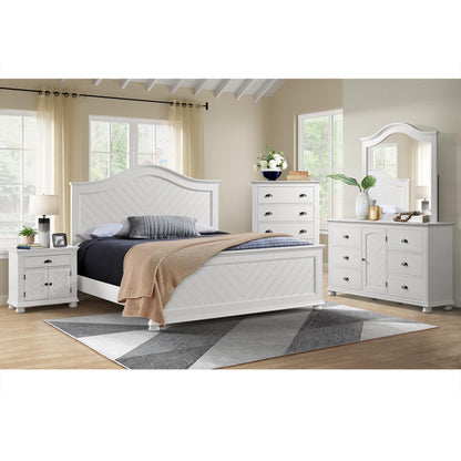 Elements International Kona B - 9340 - 7 - KB King Panel Bed - American Furniture of Slidell