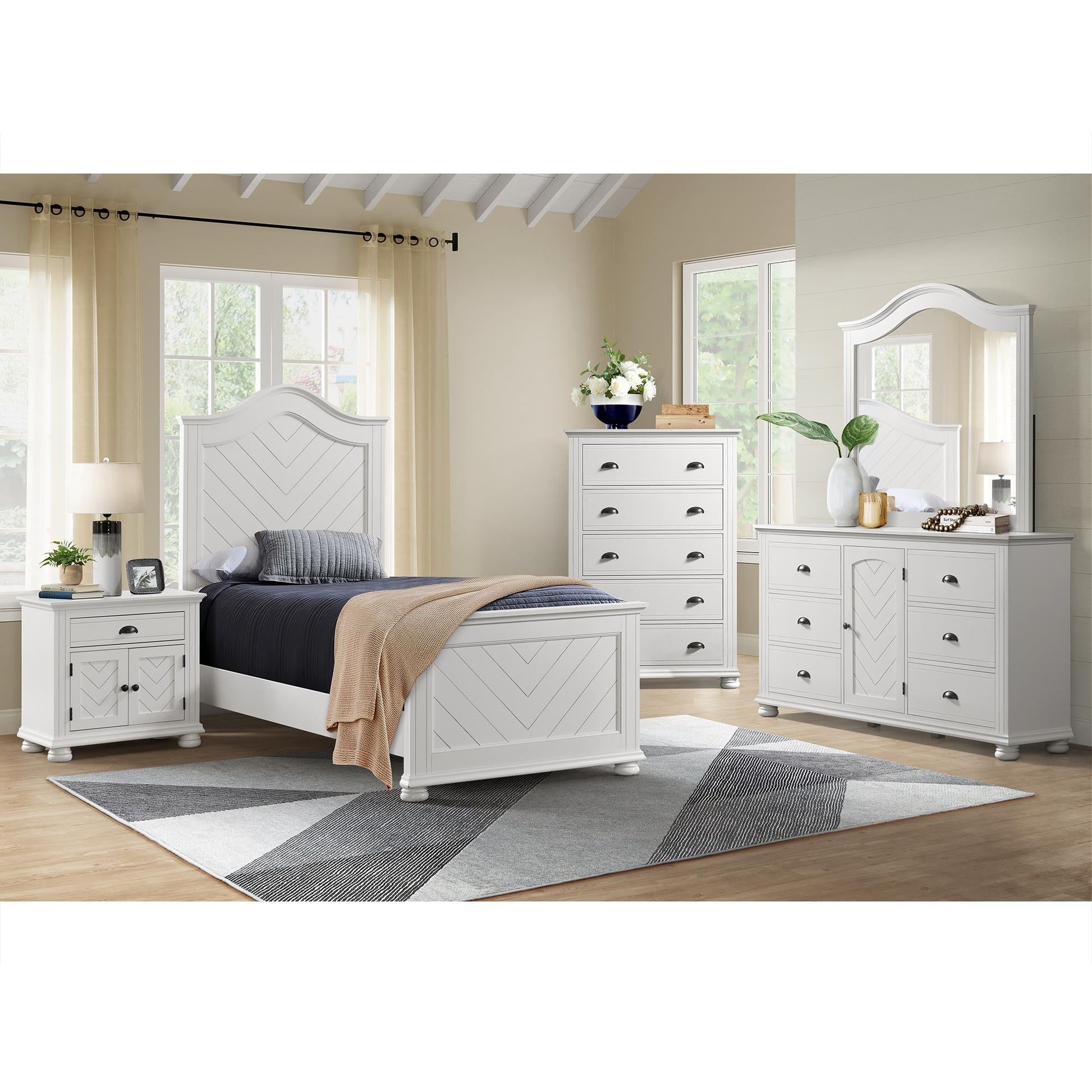 Elements International Kona B - 9340 - 7 - NS 1 - Drawer Nightstand - American Furniture of Slidell