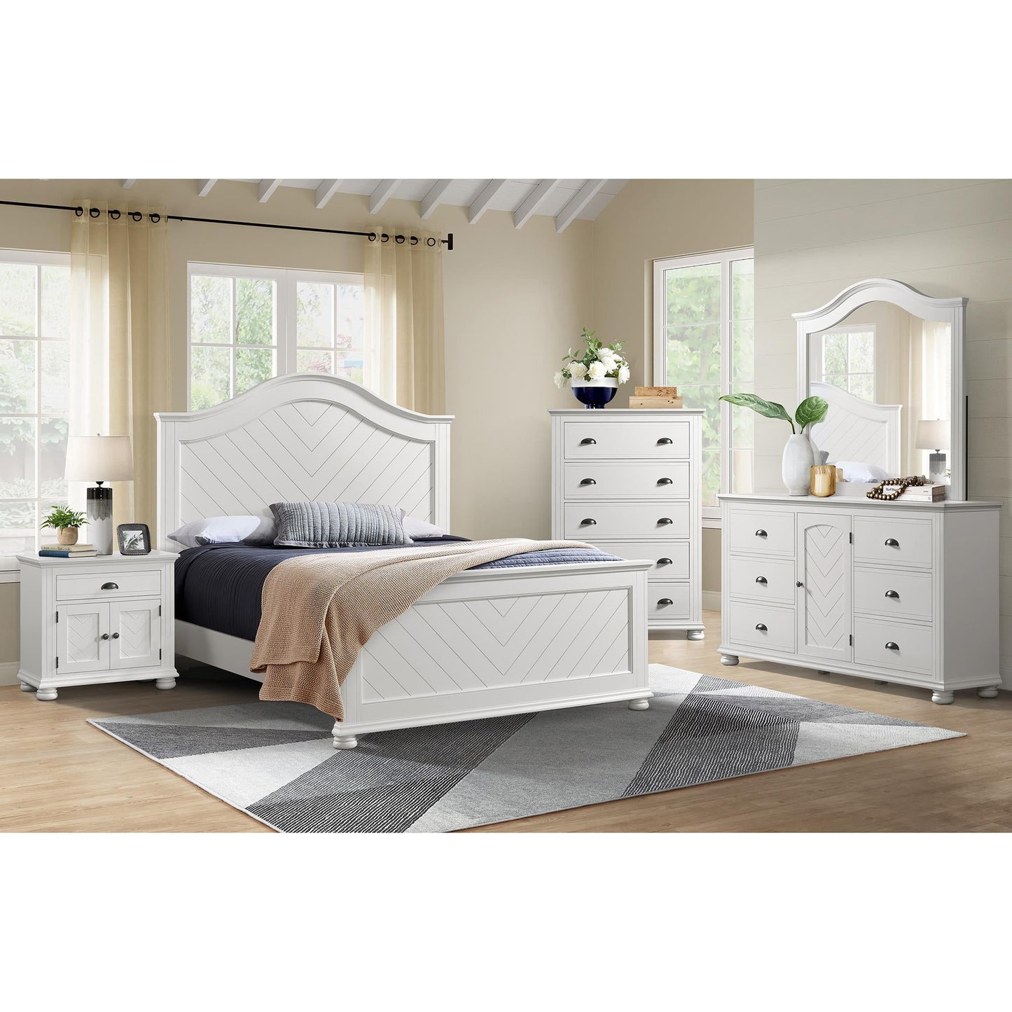 Elements International Kona B - 9340 - 7 - NS 1 - Drawer Nightstand - American Furniture of Slidell